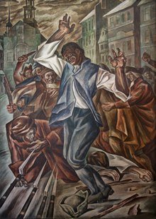 'Crispus_Attucks,'_by_Herschel_Levit,_mural_at_the_Recorder_of_Deeds_building,_built_in_1943._...jpg