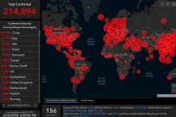 Johns        Hopkins offers a real-time window on the global pandemic