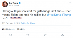 Screenshot_2020-05-01 Eric Trump on Twitter Having a 10 person limit for gatherings isn’t fair...png